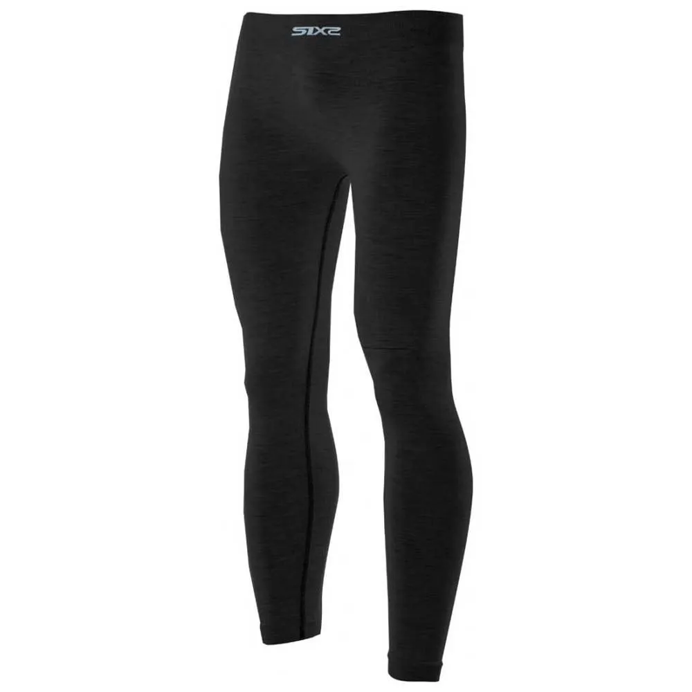 SIXS Merinos Baslagerbyxor, Wool black