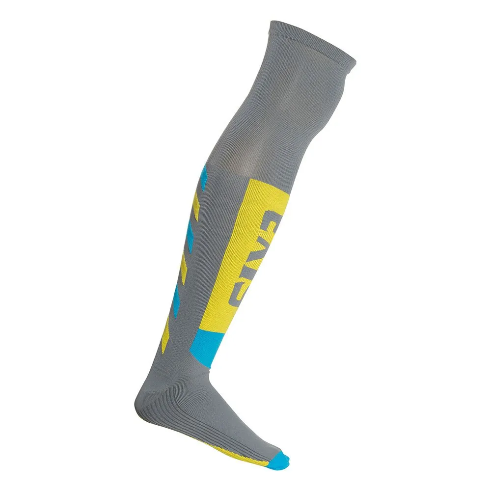 SIXS Mot S Strumpor, Grey / yellow SIXS Mot S Strumpor, Grey / yellow