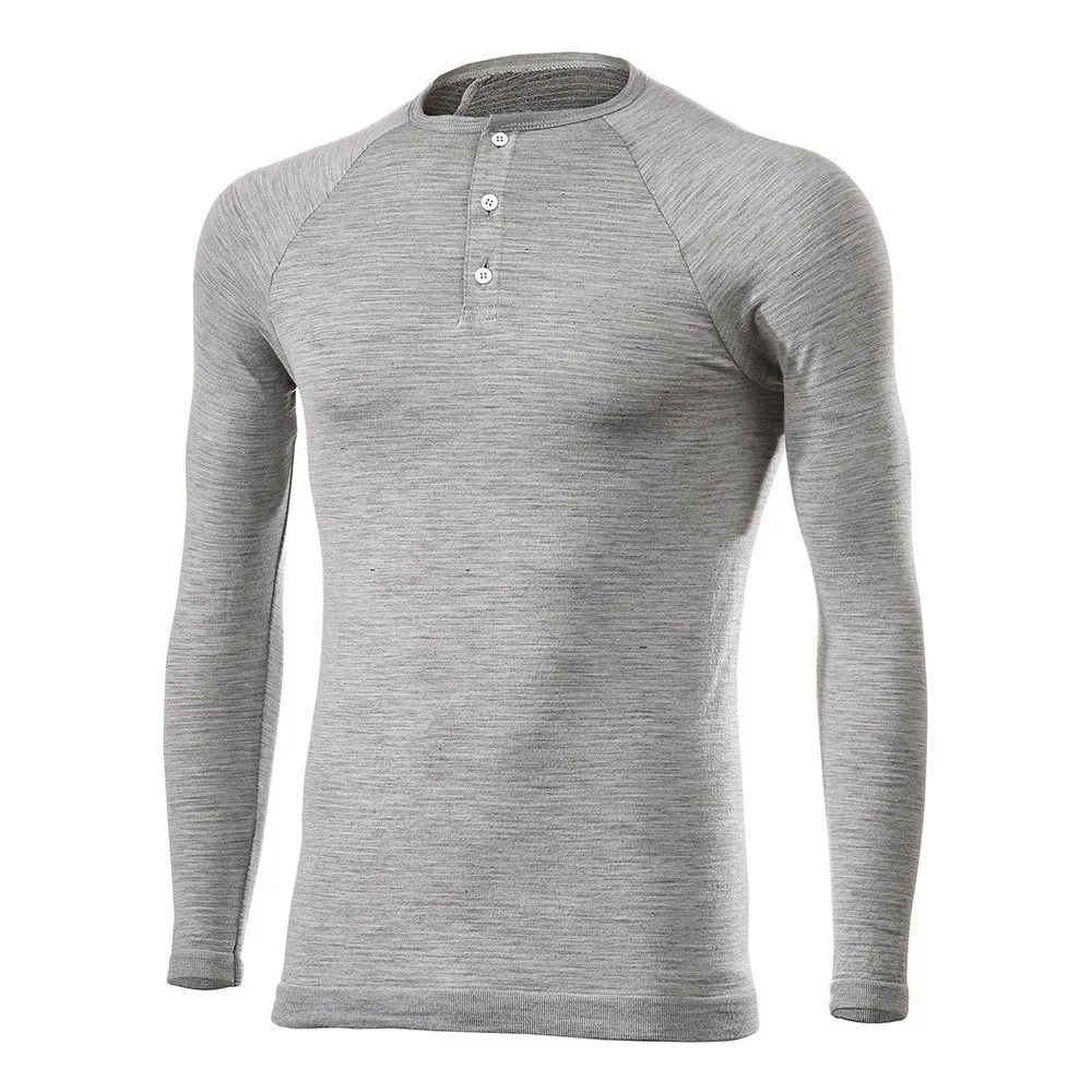SIXS Serafino Merinos Långärmad Baslager, Wool grey