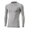 SIXS Serafino Merinos Långärmad Baslager, Wool grey