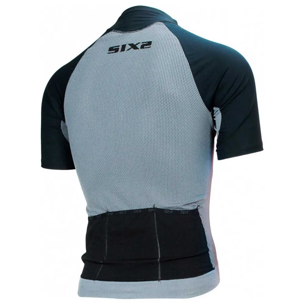 SIXS Tremonti Korta ärmar Cykeltröja, Grey / black, XL