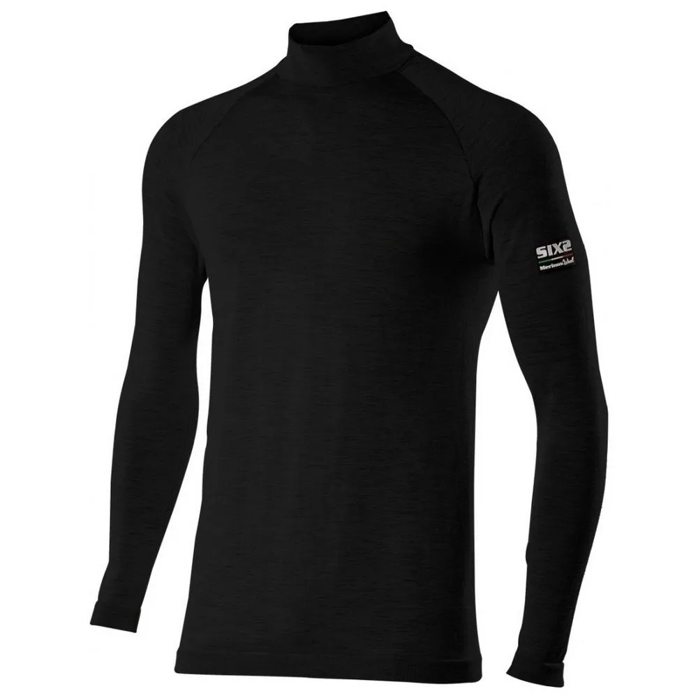 SIXS Ts3 Merinos Långärmad Baslager, Wool black