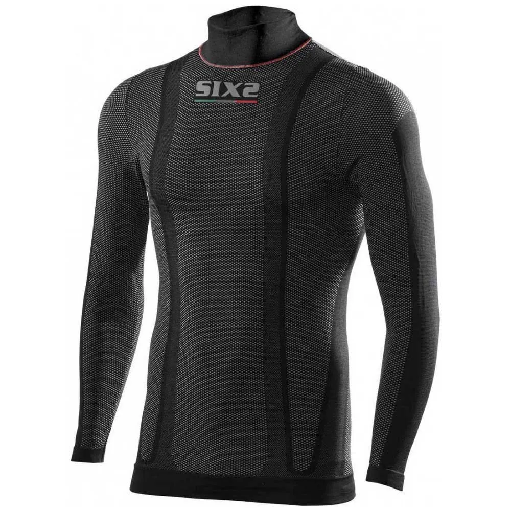 SIXS Ts3w Cu Långärmad Baslager, Black / red