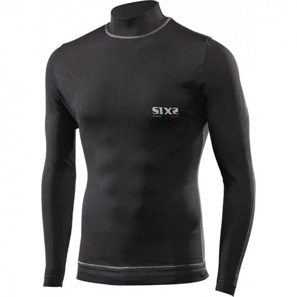 SIXS Ts4 Plus Långärmad Baslager, Black carbon