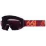 SIXSIXONE Radia L Glasögon, Red, Smoke Mirror