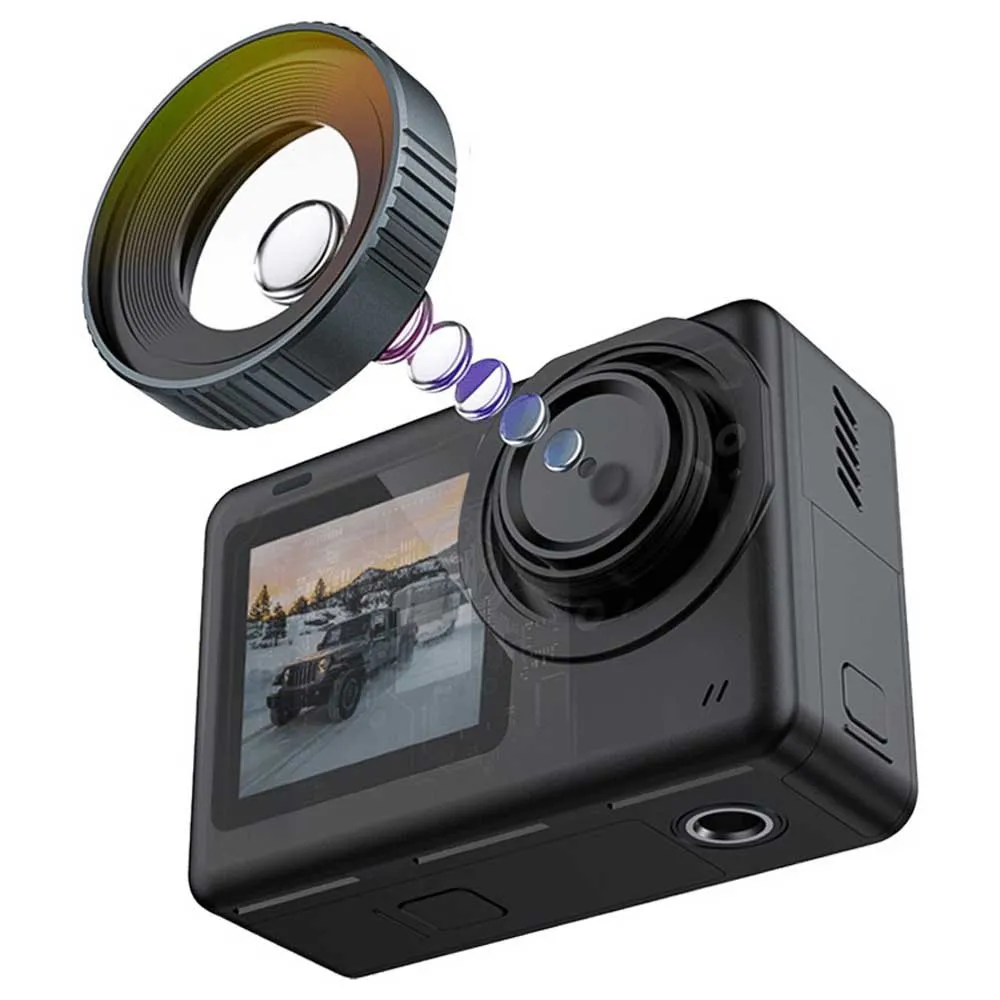 Sjcam Sj10 Pro Actionkamera, Black, One Size