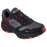 Black / orange leather / textile