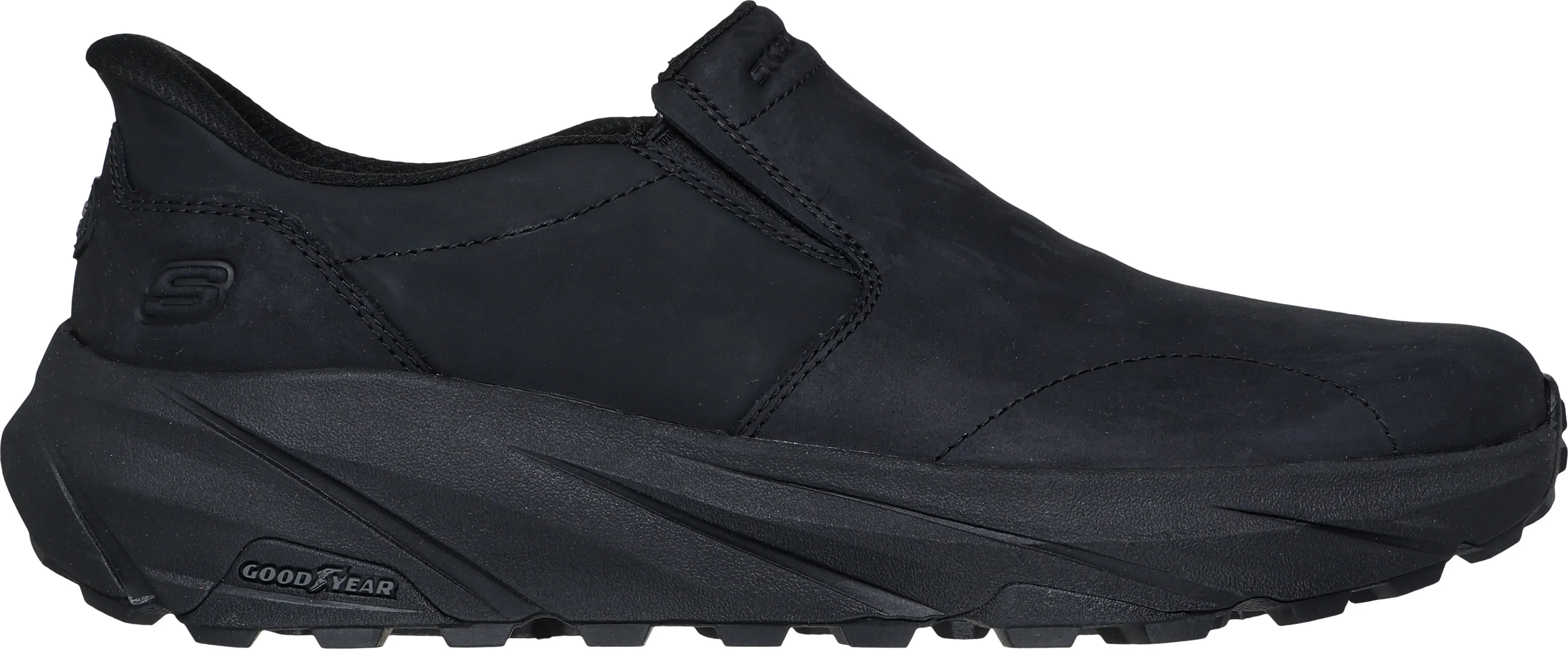 Skechers Men's Leather Round Toe Dual Gore Slip-Ins Skechers Men's Leather Round Toe Dual Gore Slip-Ins