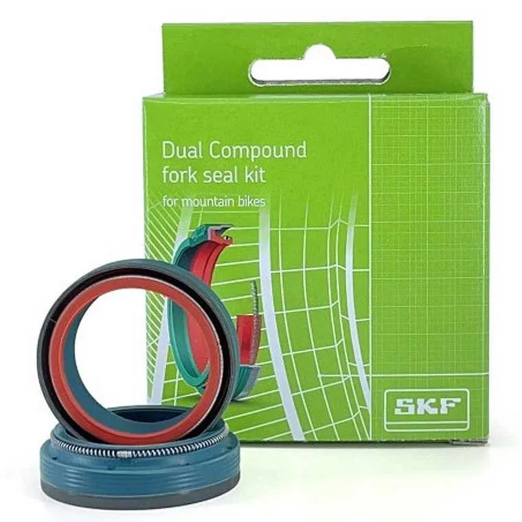SKF Fox Dual Compound Fox 34 Mm Gaffeltätningssats, Black, One Size