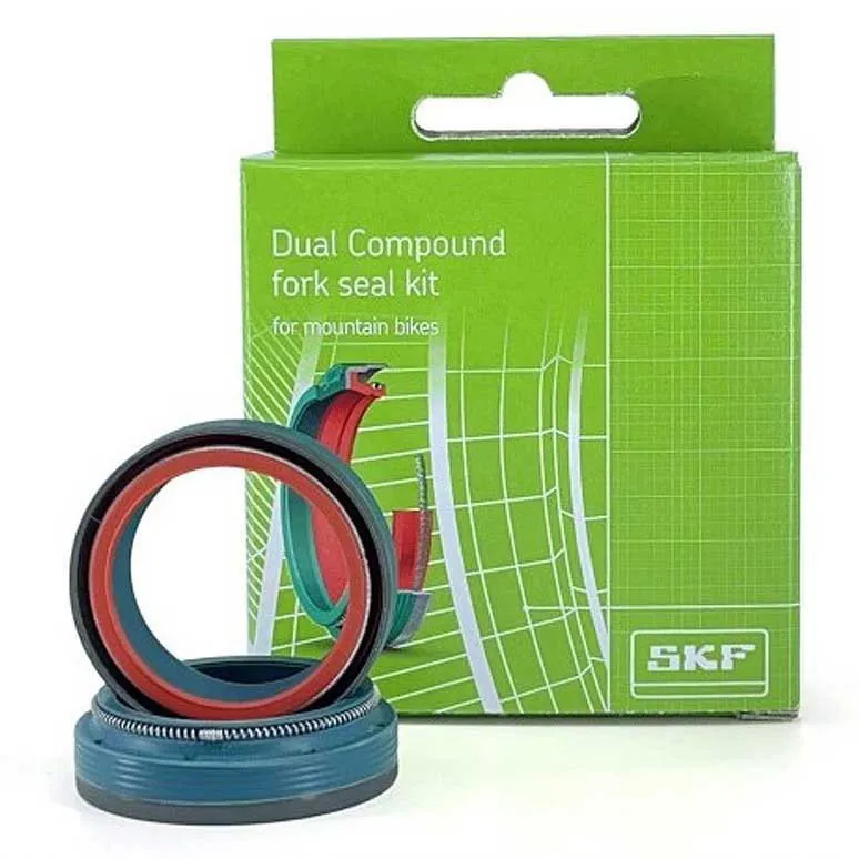 SKF Fox Dual Compound Fox 40 Mm Gaffeltätningssats, Black, One Size