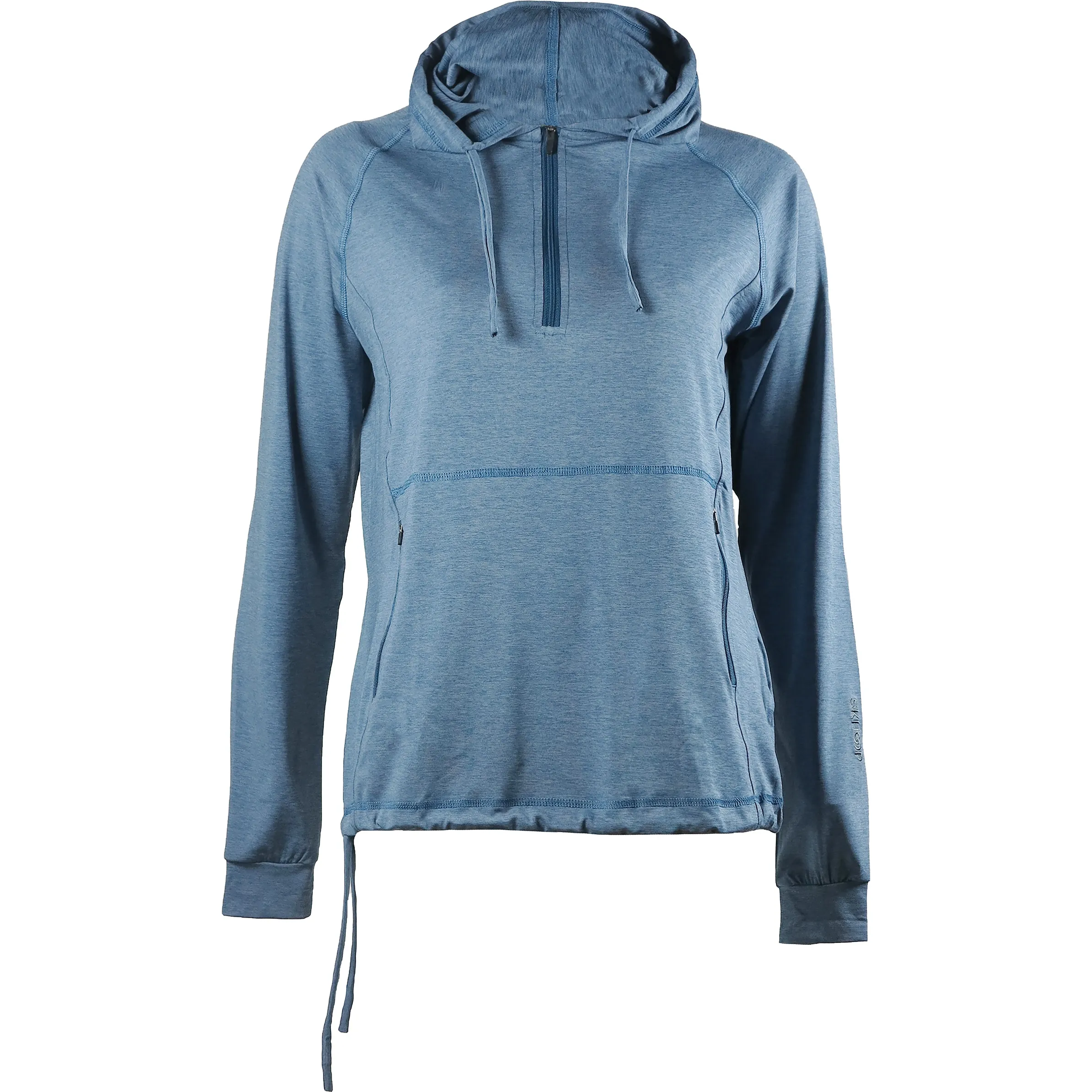 SKHOOP Women's Katariina Zip Hood, Denim