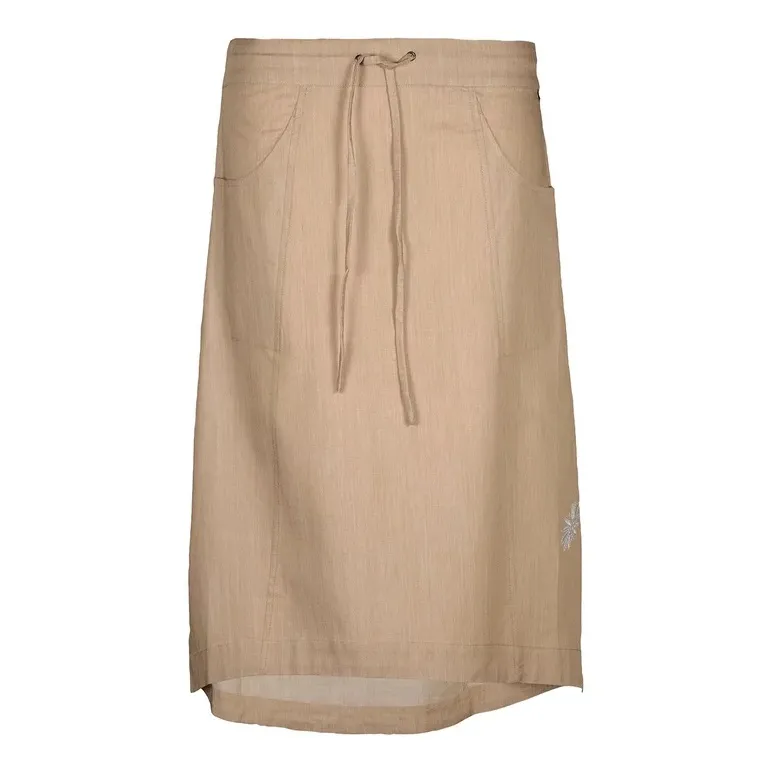 SKHOOP Women's Linnea Long Skirt, Kakhi SKHOOP Women's Linnea Long Skirt, Kakhi
