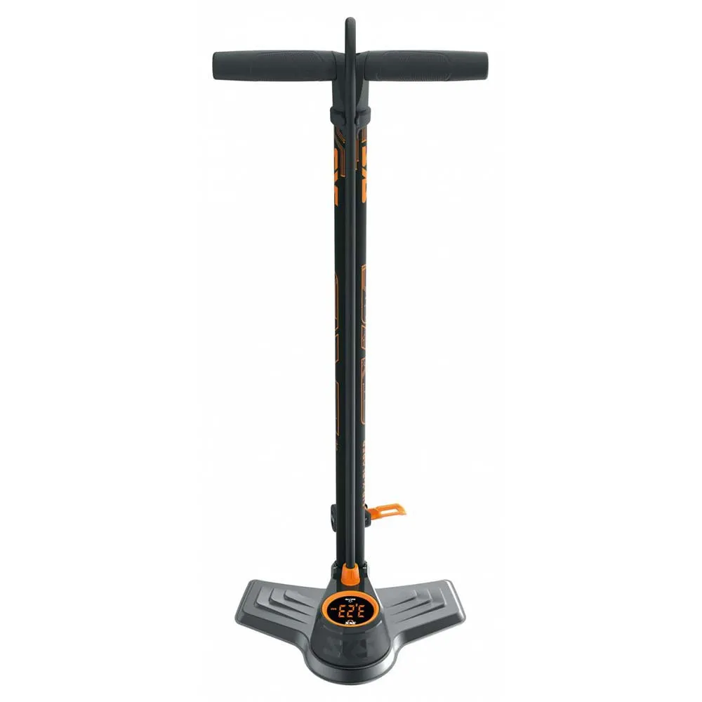 SKS Air-x-plorer Digital 10.0 Cykelpump, Black / orange, 144psi