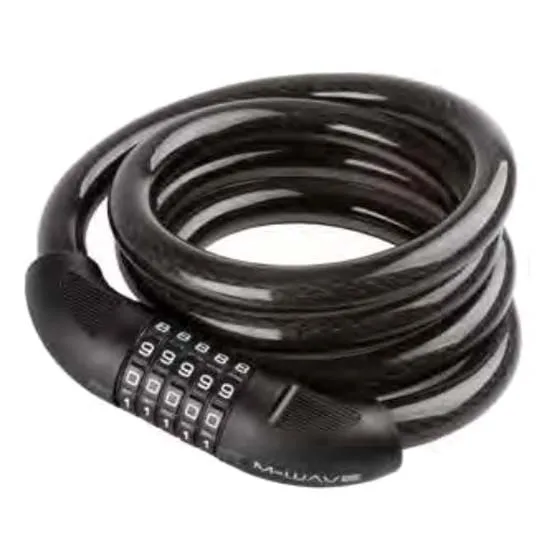 Skuad Combination Kabellås, Black, 20 x 1800mm