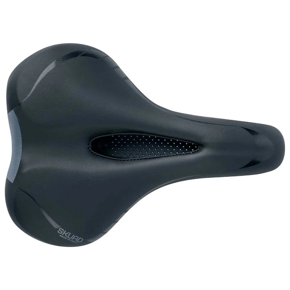 Skuad Denver Cykelsadel, Black, 205mm