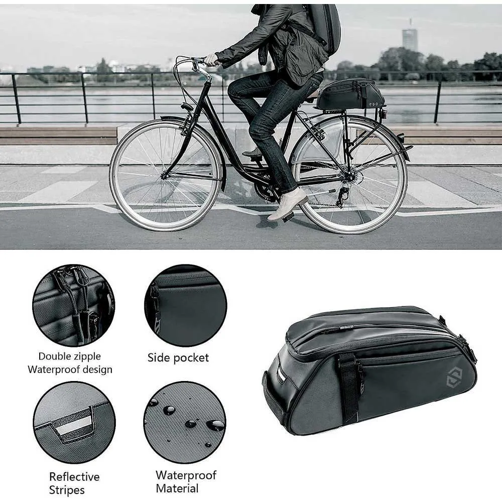 Skuad Explorer Sadeltaske 9.5l, Black, One Size