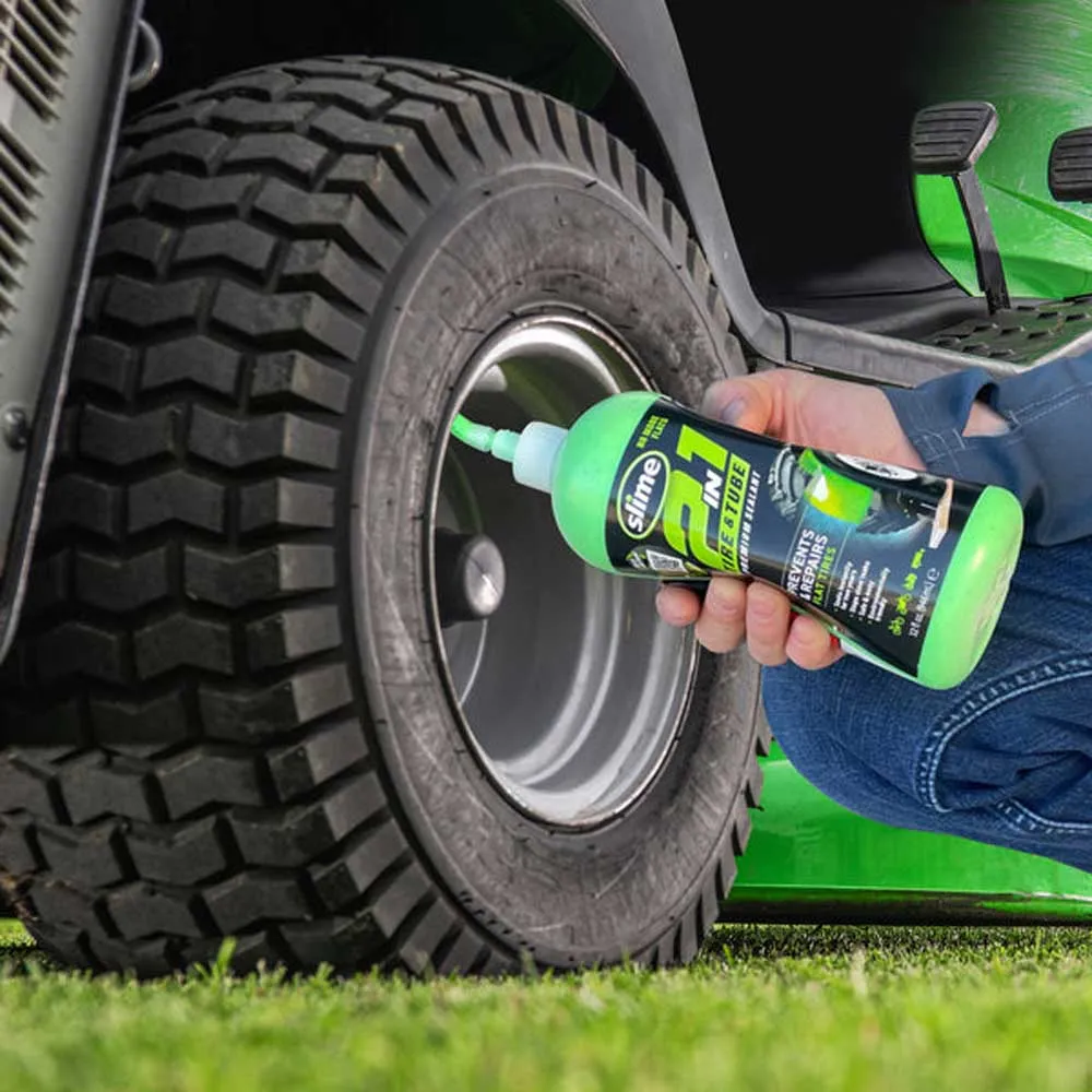 Slime 2 In 1 Tubeless 946ml Slanglöst Tätningsmedel, Green, One Size