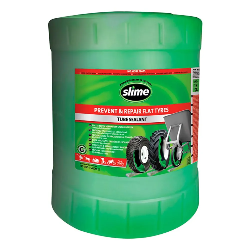 Slime Slanglöst Tätningsmedel 18.9l, Green, One Size