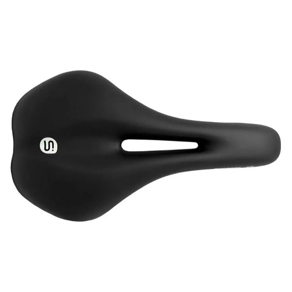 Smanie Explorer Cykelsadel, Black / green, 155mm