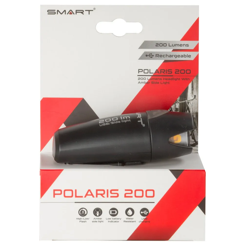 Smart Polaris Usb Framlampa, Black, 200 Lumens Smart Polaris Usb Framlampa, Black, 200 Lumens