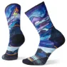 SmartWool Athlete Edition Run Print Crew Strumpor female, Multicolour