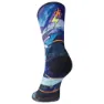 SmartWool Athlete Edition Run Print Crew Strumpor female, Multicolour