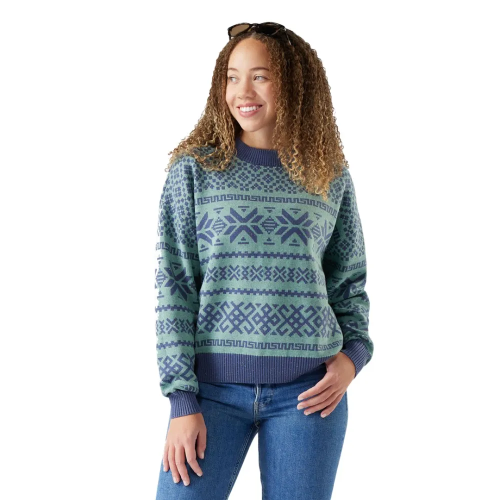 SmartWool Edgewood Heritage Crew Tröja, Arctic green
