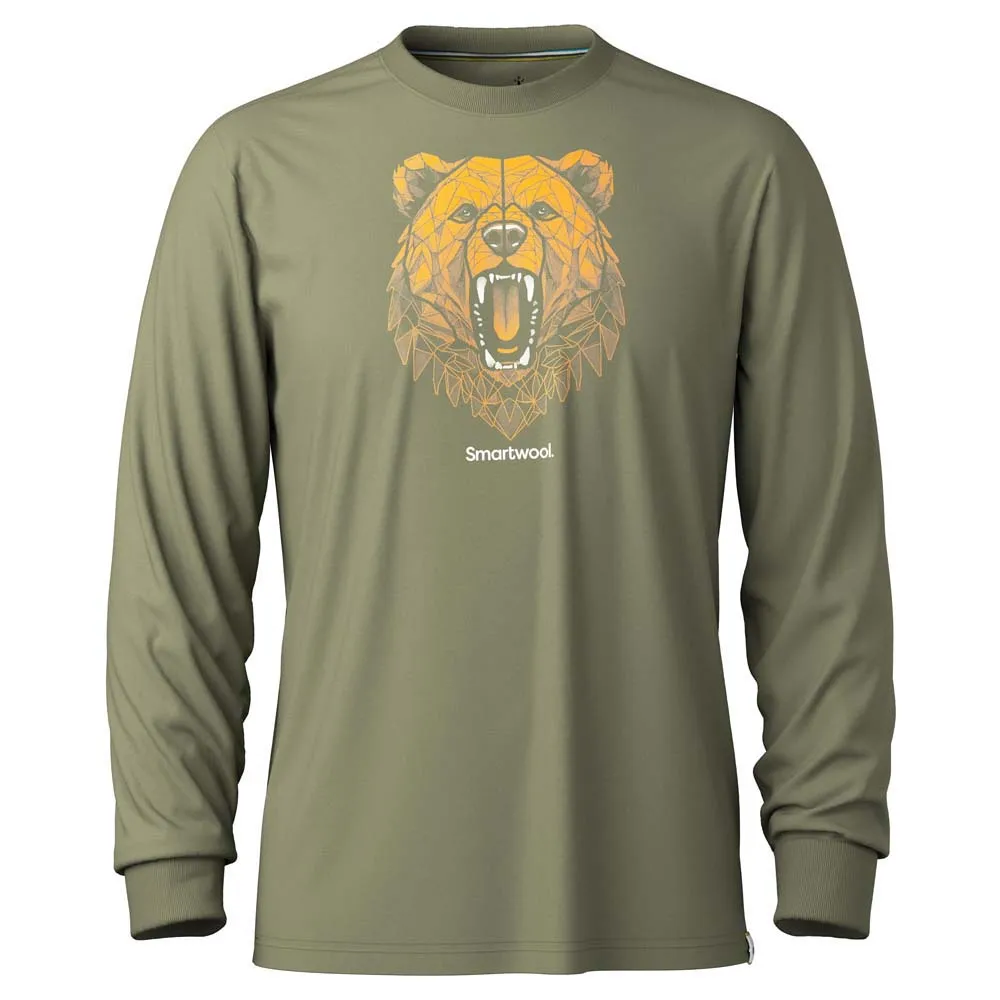 SmartWool Geometric Bear Graphic T-shirt Med Lång ärm