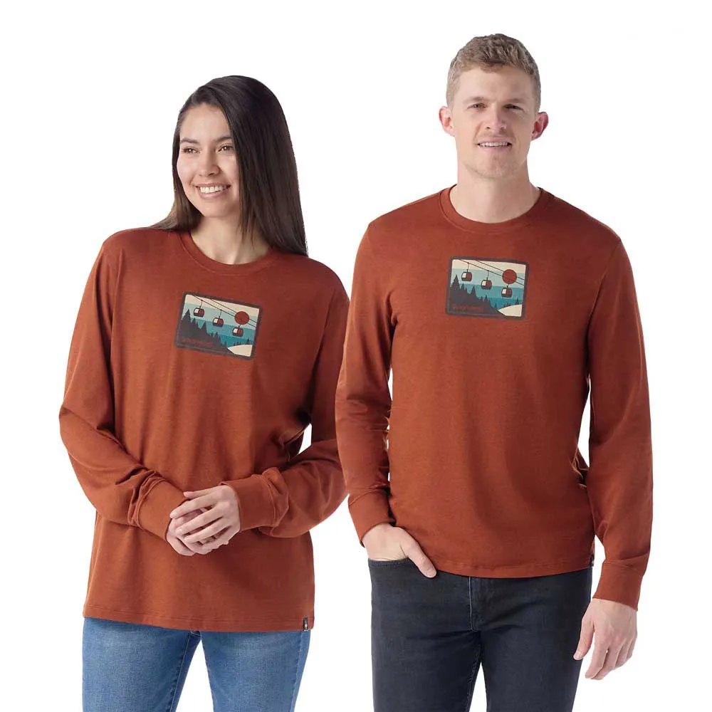 SmartWool Gondola Ride Graphic T-shirt Med Lång ärm