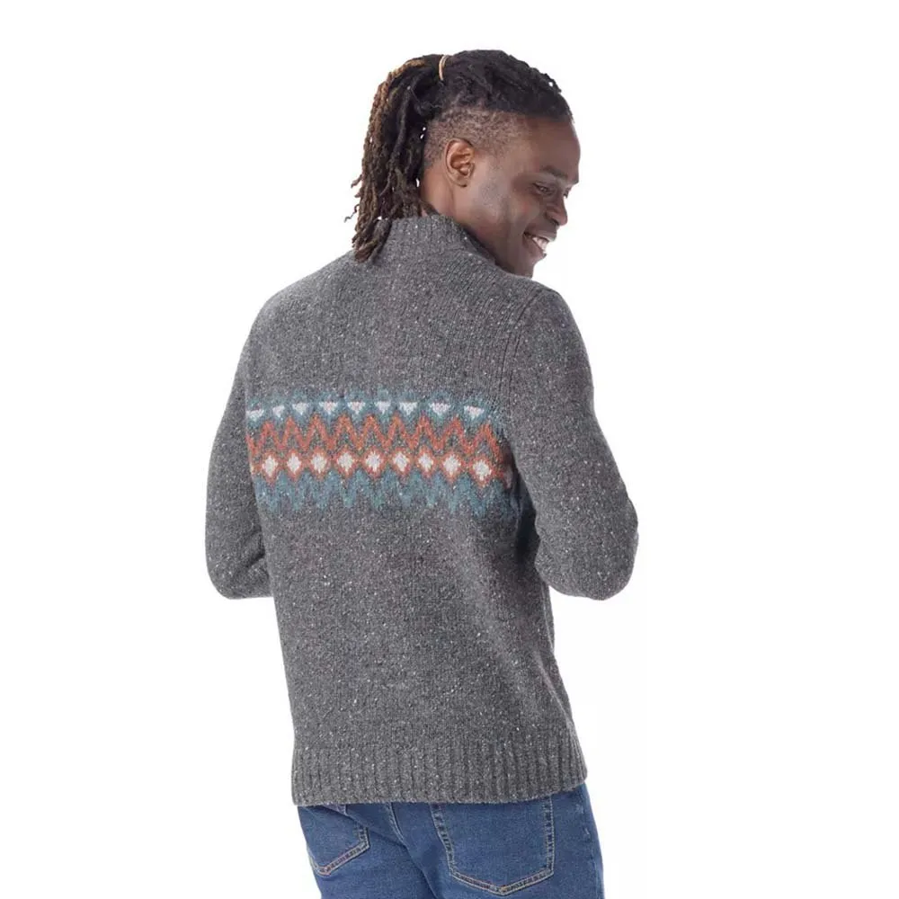 SmartWool Heavy Henley Tröja, Charcoal heather