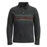 SmartWool Heavy Henley Tröja, Charcoal heather