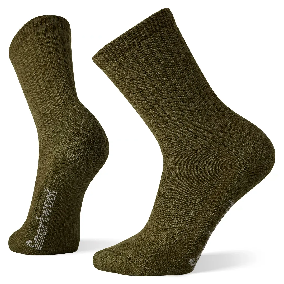 SmartWool Hike Classic Edition Full Cushion Solid Crew Socks, Military Olive SmartWool Hike Classic Edition Full Cushion Solid Crew Socks, Military Olive