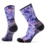 SmartWool Hike Light Cushion New Print 1 Crew-strumpor, Purple iris