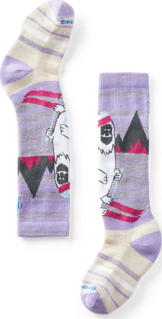 SmartWool Kids' Wintersport Full Cushion Yeti Pattern Otc Socks, Ultra Violet, 26-28 SmartWool Kids' Wintersport Full Cushion Yeti Pattern Otc Socks, Ultra Violet, 26-28