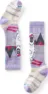 SmartWool Kids' Wintersport Full Cushion Yeti Pattern Otc Socks, Ultra Violet, 26-28