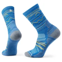 SmartWool Performance Hike Light Cushion Mountain Range Pattern Crew Strumpor SmartWool Performance Hike Light Cushion Mountain Range Pattern Crew Strumpor