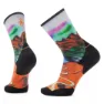 SmartWool Run Targeted Cushion Singletrack Print Crew-strumpor