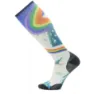 SmartWool Ski Zero Cushion Rainbow Trails Print Otc Strumpor