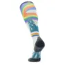 SmartWool Ski Zero Cushion Rainbow Trails Print Otc Strumpor