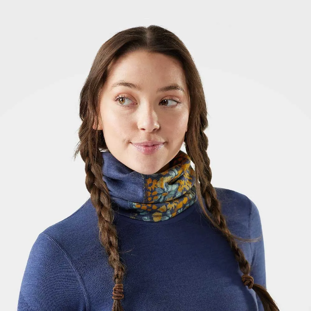 SmartWool Thermal Merino Colorblock Halsvärmare, Nightfall blue floral