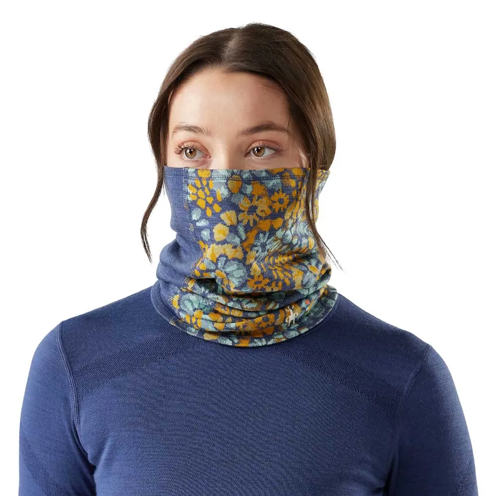 SmartWool Thermal Merino Colorblock Halsvärmare, Nightfall blue floral