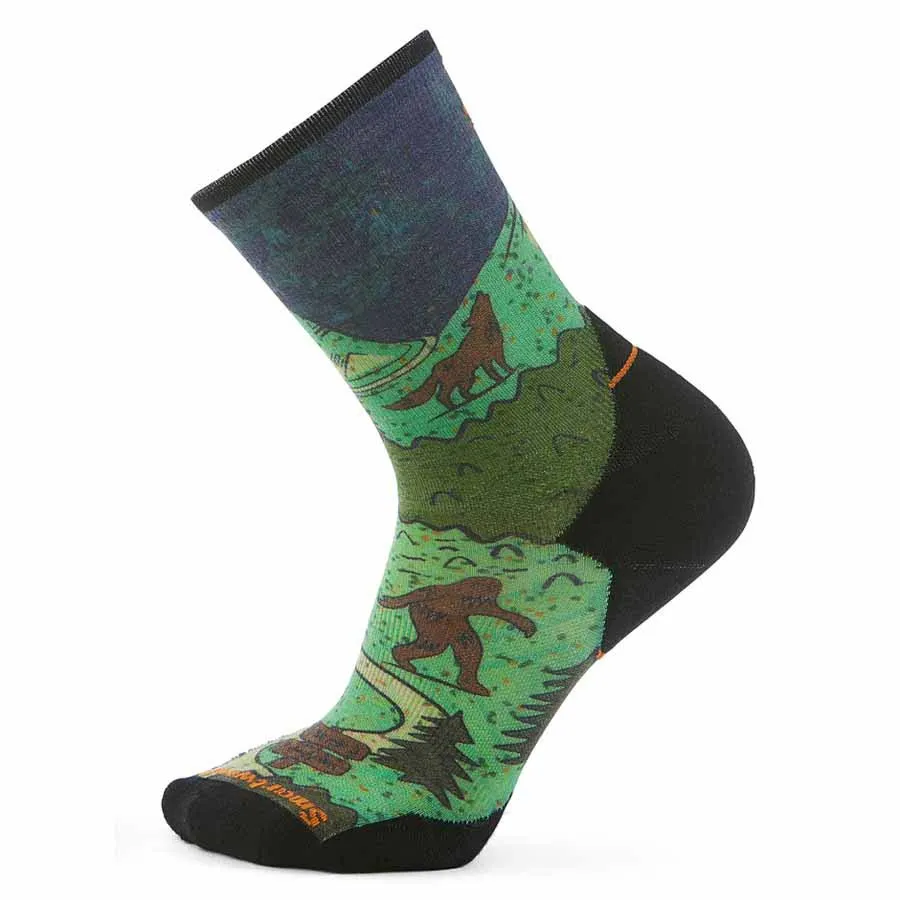 SmartWool Trail Run Targeted Cushion Neature Print Crew Strumpor male SmartWool Trail Run Targeted Cushion Neature Print Crew Strumpor male