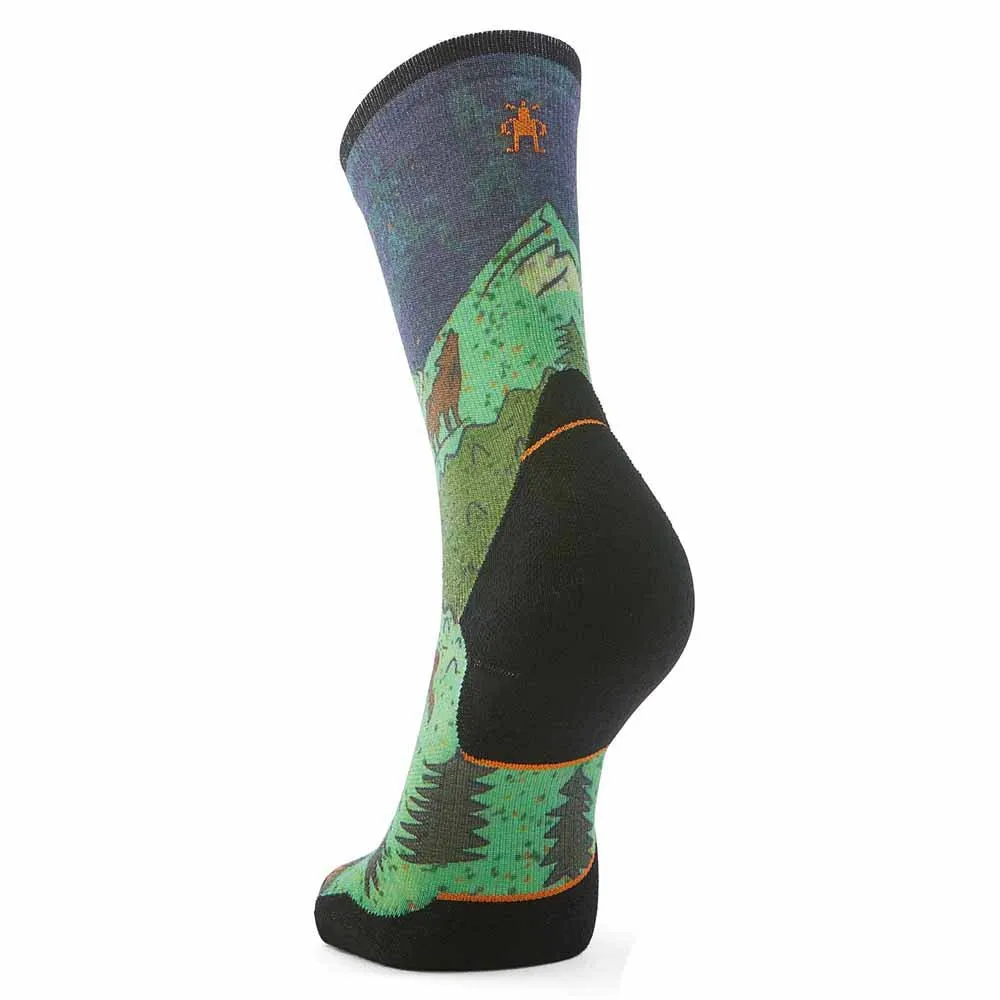 SmartWool Trail Run Targeted Cushion Neature Print Crew Strumpor male SmartWool Trail Run Targeted Cushion Neature Print Crew Strumpor male