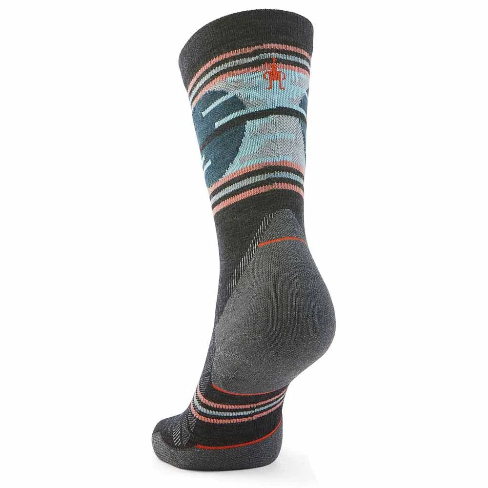 SmartWool Trail Run Targeted Cushion Sunset Trail Crew Strumpor female