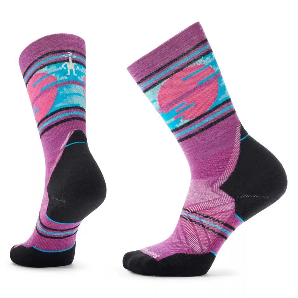 SmartWool Trail Run Targeted Cushion Sunset Trail Crew-strumpor, Meadow mauve SmartWool Trail Run Targeted Cushion Sunset Trail Crew-strumpor, Meadow mauve