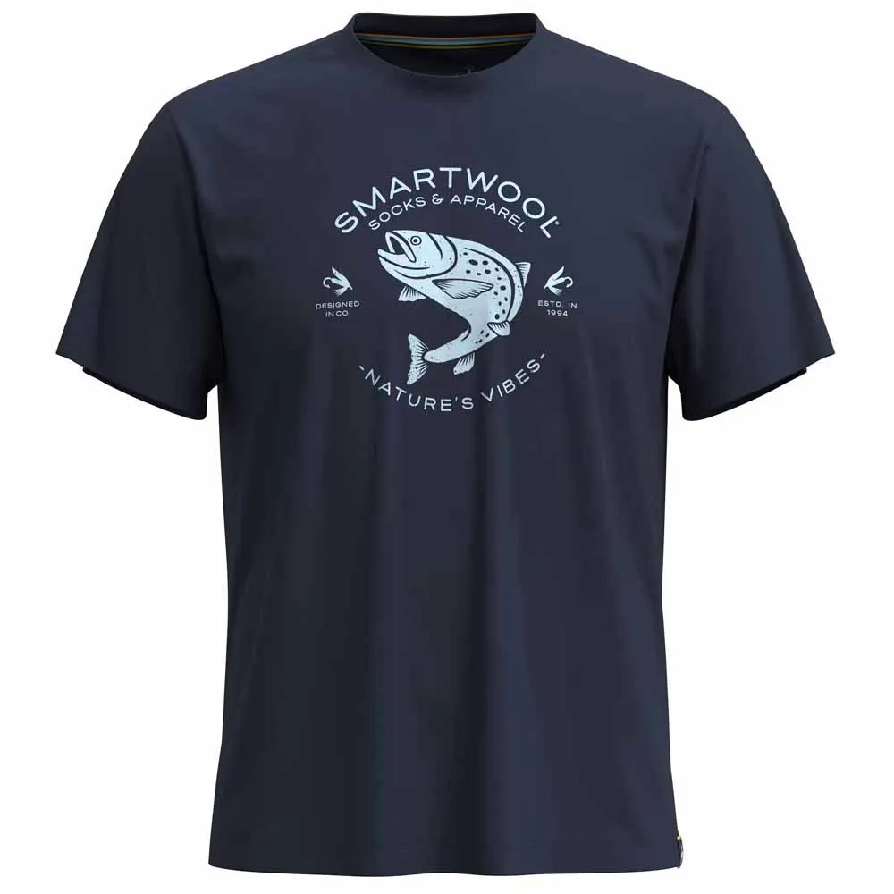 SmartWool Trout Fishing Graphic T-shirt Med Korta ärmar