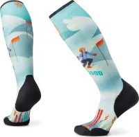 SmartWool Women's Ski Targeted Cushion Snow Bunny Print OTC Socks SmartWool Women's Ski Targeted Cushion Snow Bunny Print OTC Socks