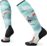 SmartWool Women's Ski Targeted Cushion Snow Bunny Print OTC Socks