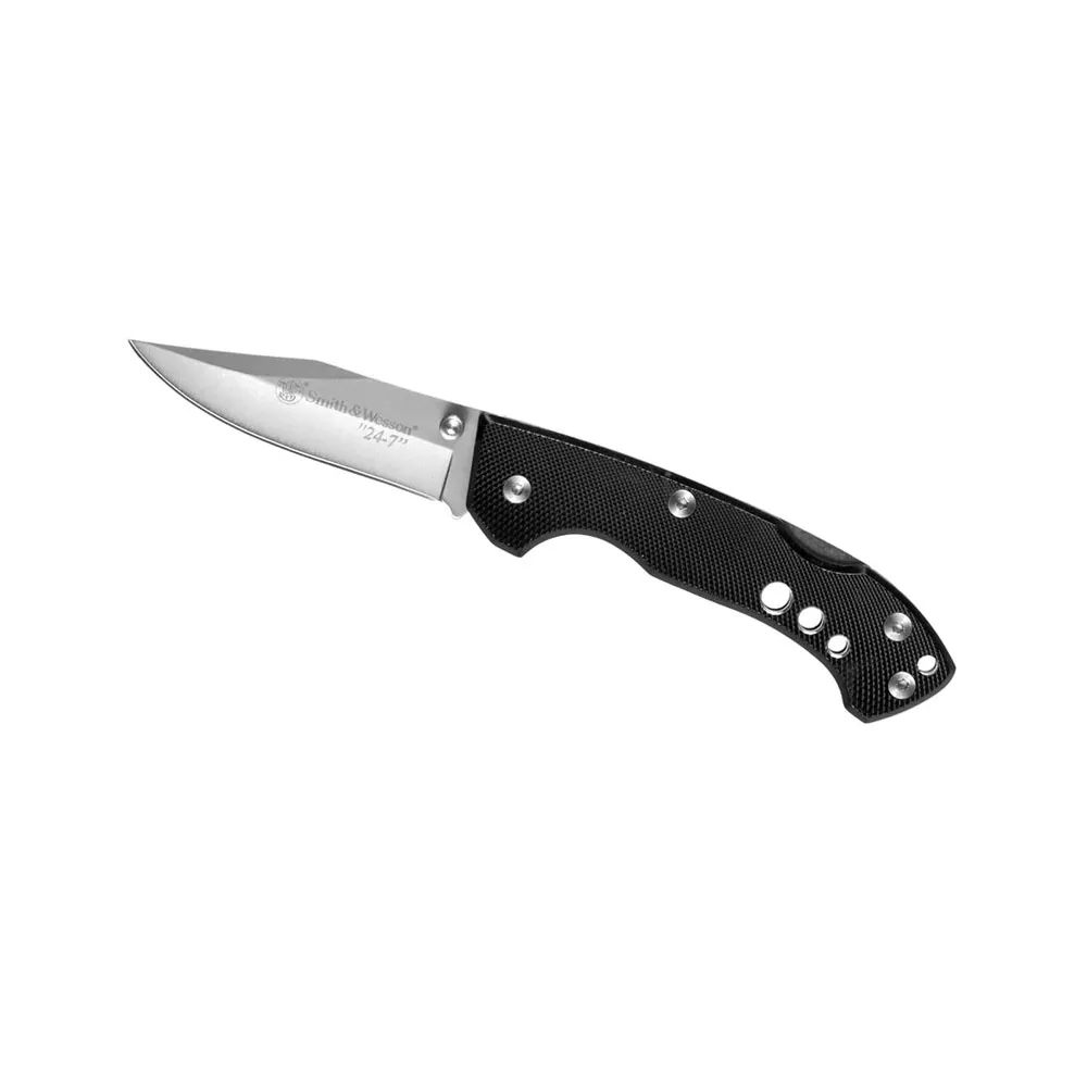 Smith 24/7 Ck109 Folder Fickkniv, Silver / black, One Size Smith 24/7 Ck109 Folder Fickkniv, Silver / black, One Size
