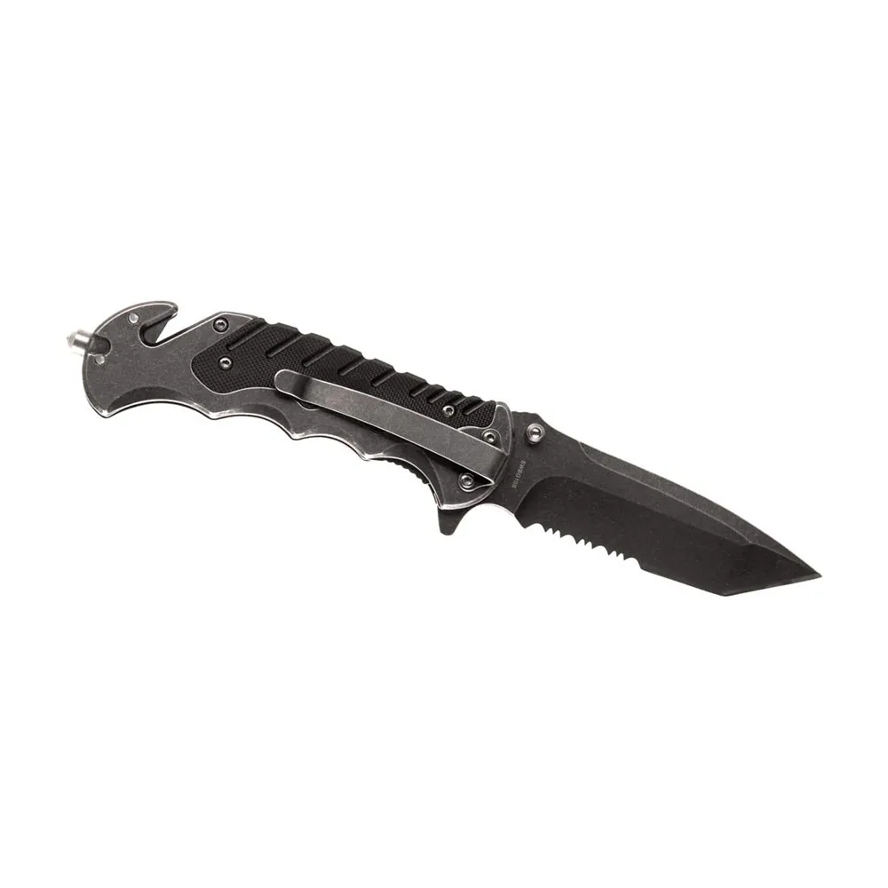 Smith Border Guard Swbg10s Serrated Tanto Fickkniv, Black, One Size Smith Border Guard Swbg10s Serrated Tanto Fickkniv, Black, One Size